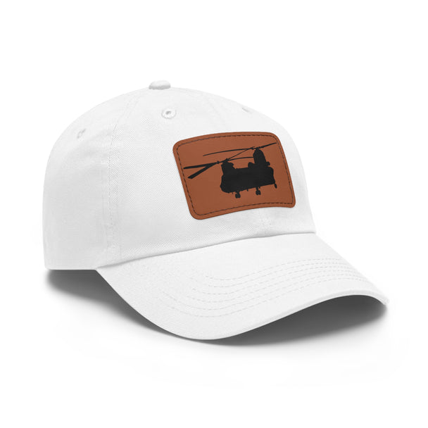 Low-Profile Dad Hat with Leather Patch