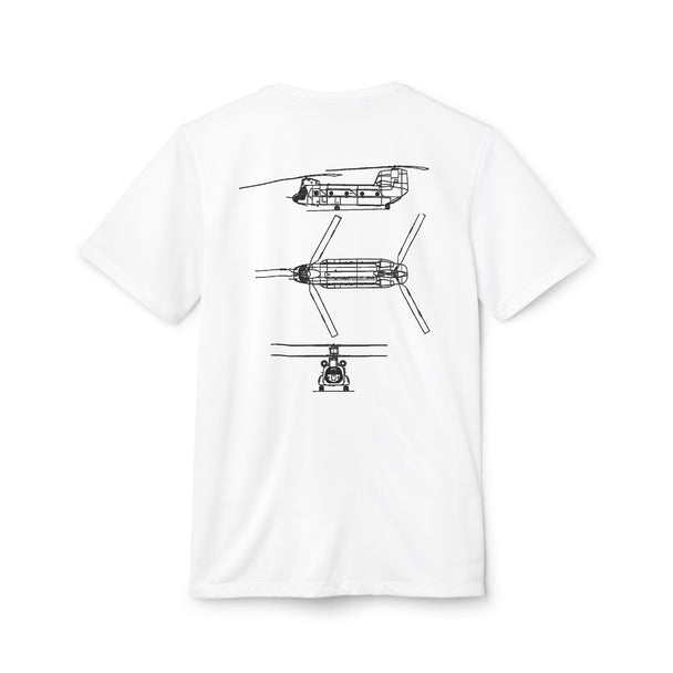 M1 Adidas Sport Moisture-Wicking Poly Performance Tee