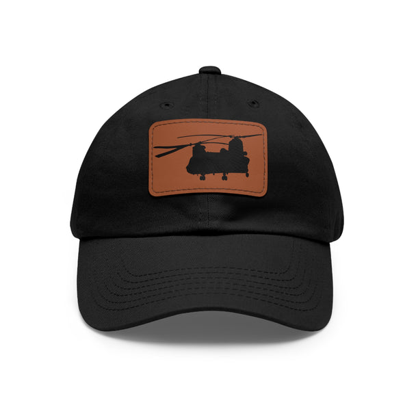 Low-Profile Dad Hat with Leather Patch