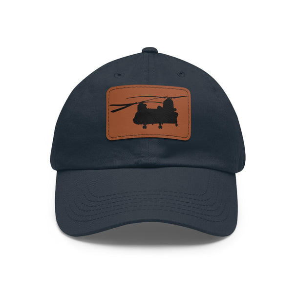 Low-Profile Dad Hat with Leather Patch