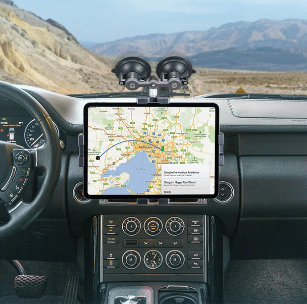 Industrial Strength Tablet Mount Arm with Dual Suction Cups