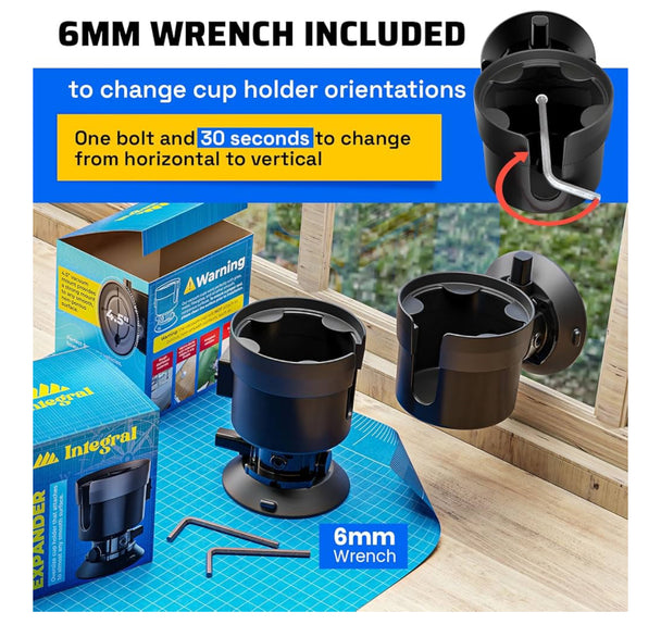 Integral Vacuum Suction Can/Bottle Holder