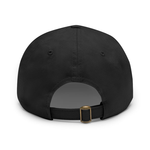 Low-Profile Dad Hat with Leather Patch