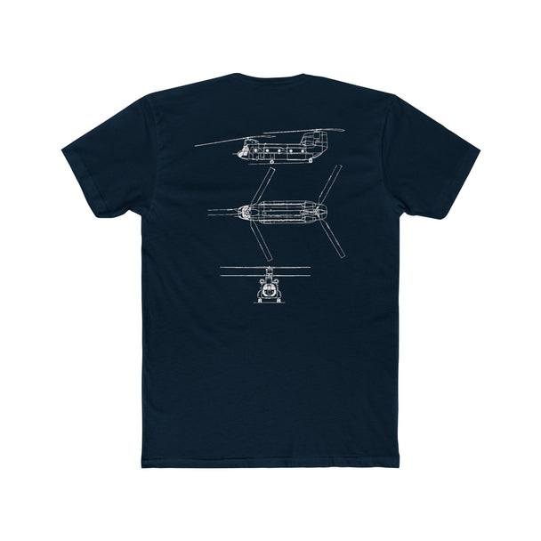 Boeing CH-47 Engineer’s Drawing T-shirt