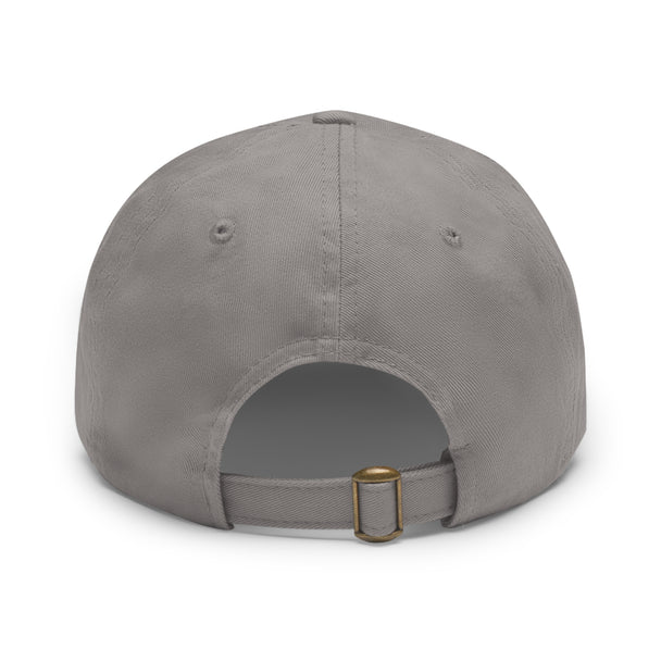 Low-Profile Dad Hat with Leather Patch