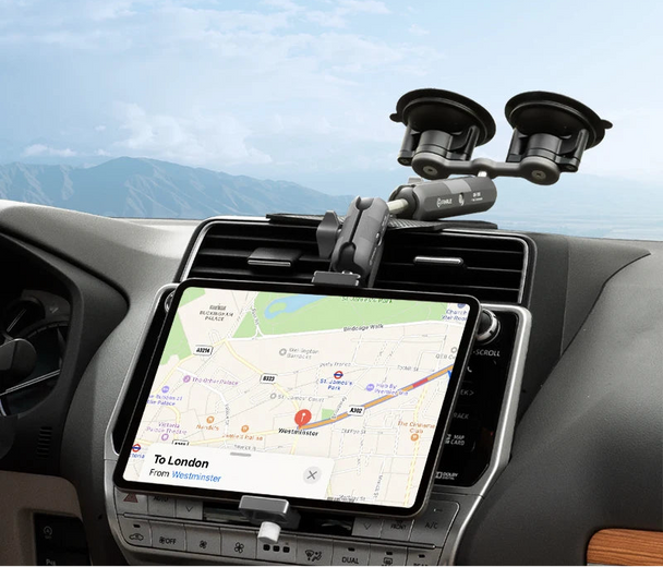 Industrial Strength Tablet Mount Arm with Dual Suction Cups