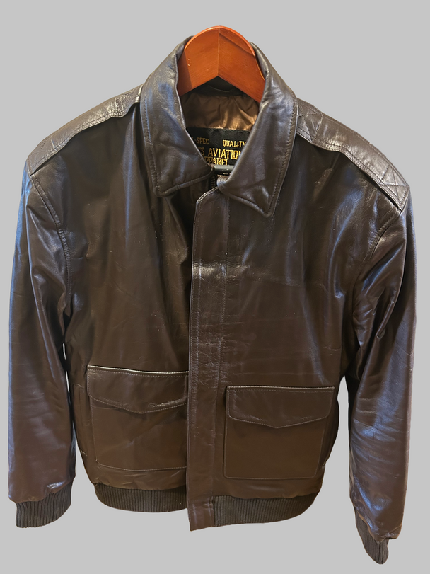 Mil-spec 100% Goatskin Handmade A-2 Flight Jacket