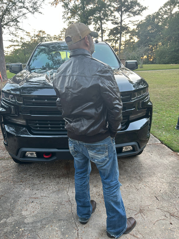 Mil-spec 100% Goatskin Handmade A-2 Flight Jacket