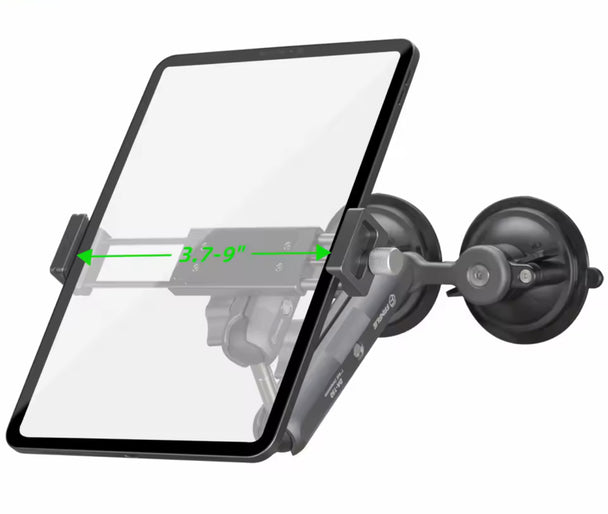 Industrial Strength Tablet Mount Arm with Dual Suction Cups