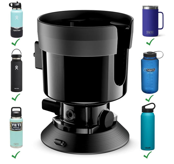 Integral Vacuum Suction Can/Bottle Holder