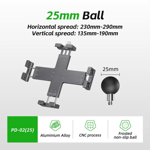 Industrial Strength Tablet Mount Arm with Dual Suction Cups