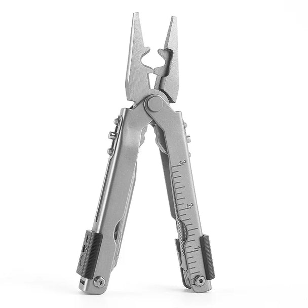 Multifunction Folding Pliers Stainless Steel Multi-Tool with Bottle Opener Screwdrivers Crimper Wire Cutter