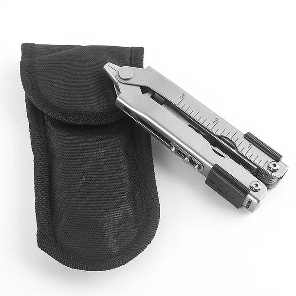 Multifunction Folding Pliers Stainless Steel Multi-Tool with Bottle Opener Screwdrivers Crimper Wire Cutter