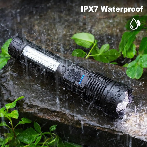 USB Rechargeable Aluminum Flashlight