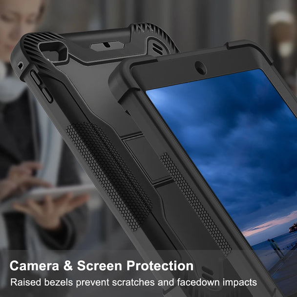 Case For iPad mini 4 and iPad mini 5 (7.9inch) With Kickstand Rugged Full Body Protective Cover