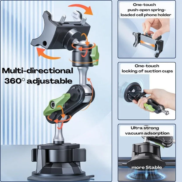 Industrial Suction Phone Mount