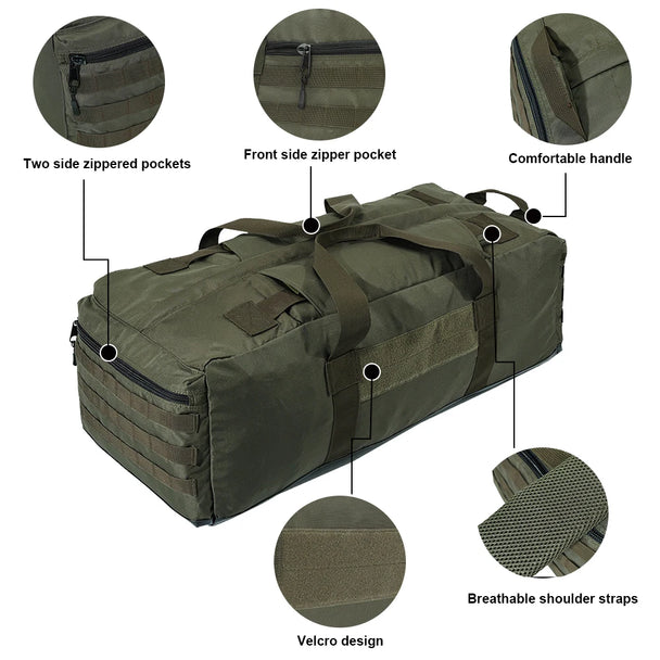 80L Tactical MOLLE Duffel