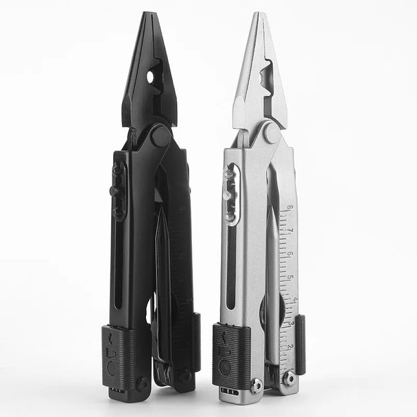 Multifunction Folding Pliers Stainless Steel Multi-Tool with Bottle Opener Screwdrivers Crimper Wire Cutter