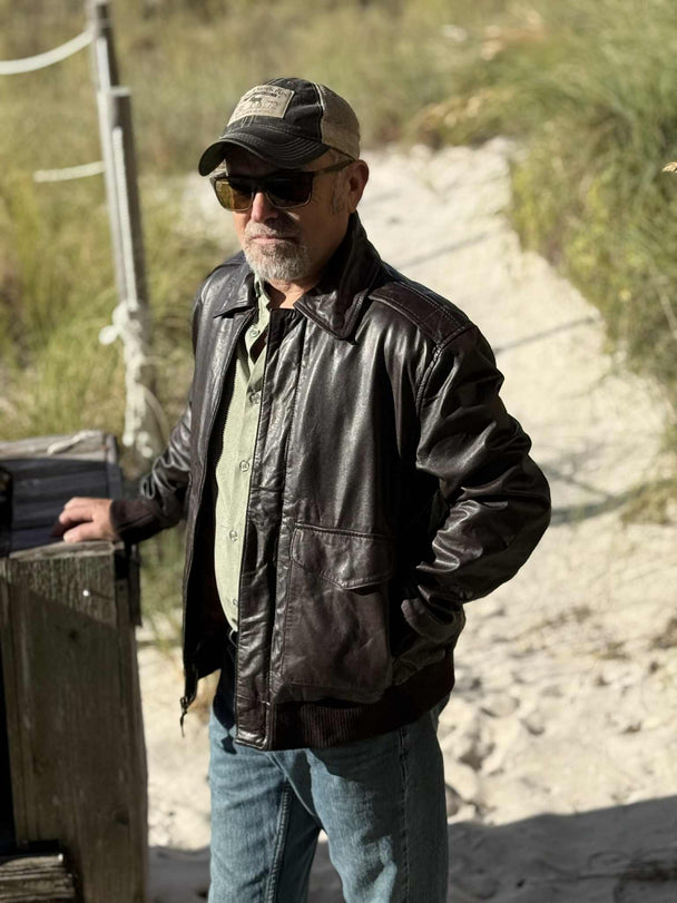 Mil-spec 100% Goatskin Handmade A-2 Flight Jacket